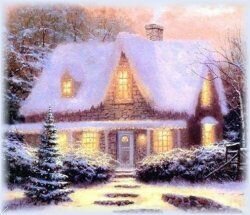 коттедж на Новый Год 2012 коттедж на Новый Год 2012